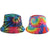 Rainbow Tie-Dyed Reversible Bucket Hat