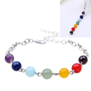 Rainbow Chakra Beads Bracelet