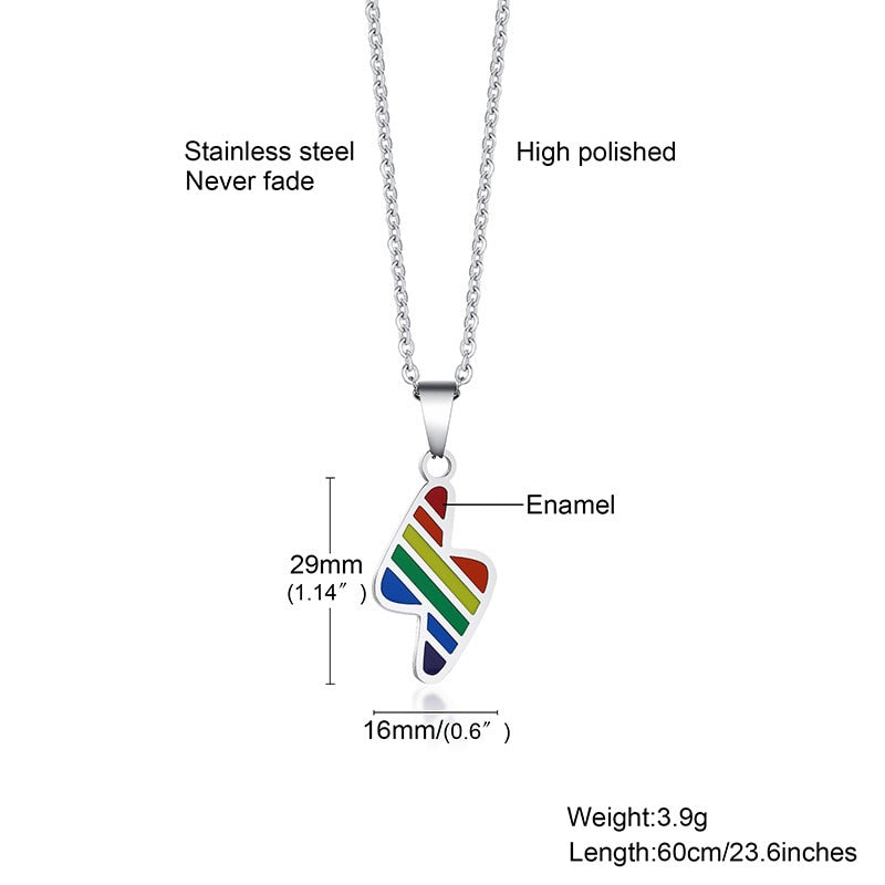 Pride Lightning Necklace