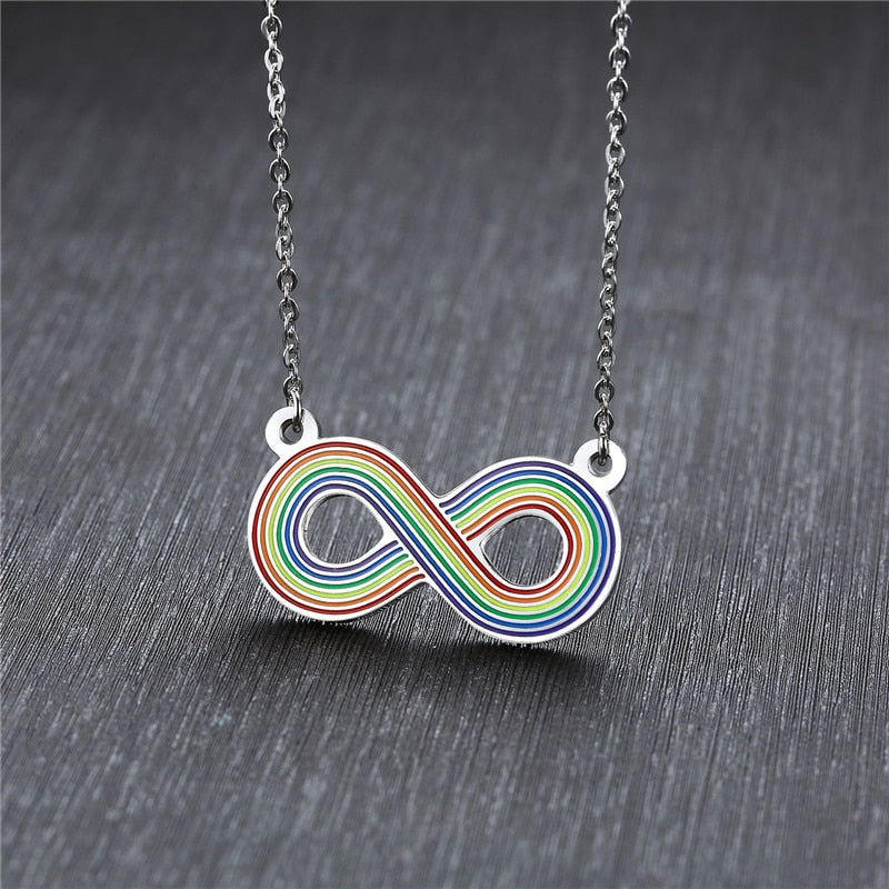 Pride Infinity Necklace The Rainbow Locker