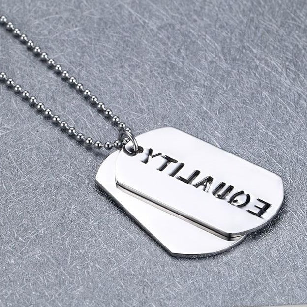 Pride Equality Dogtag Necklace