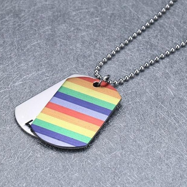 Pride Equality Dogtag Necklace