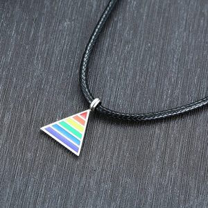 Pride Triangle Necklace