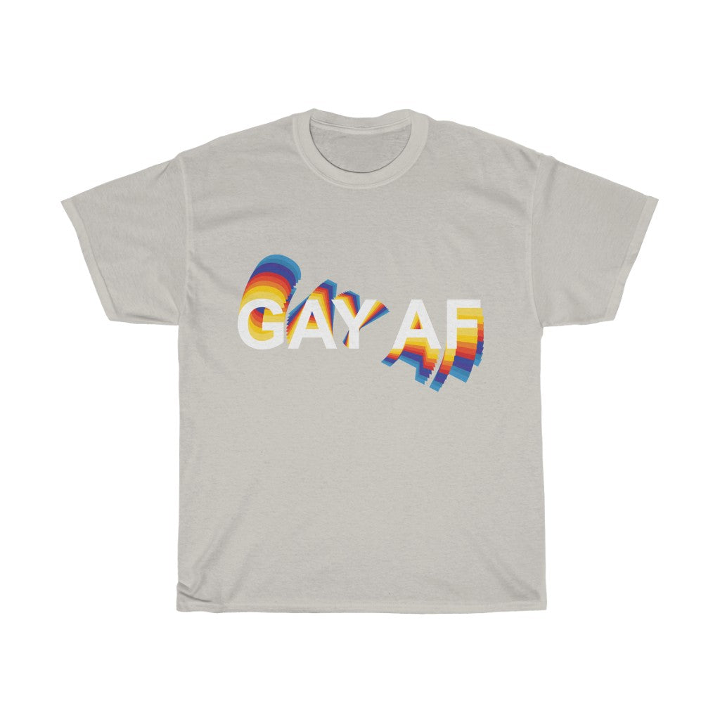 Gay AF Printed Unisex Heavy Cotton Tee