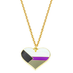 Pride Love Heart Necklace