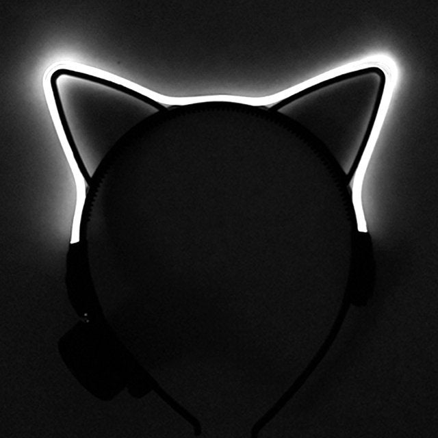 Silhouette Cat Ears LED Headband