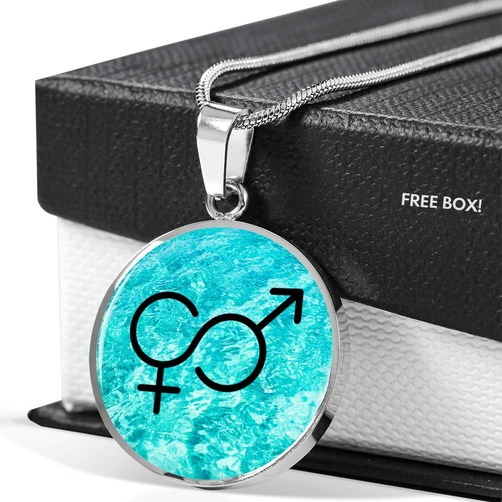 Genderfluid Emblem Necklace