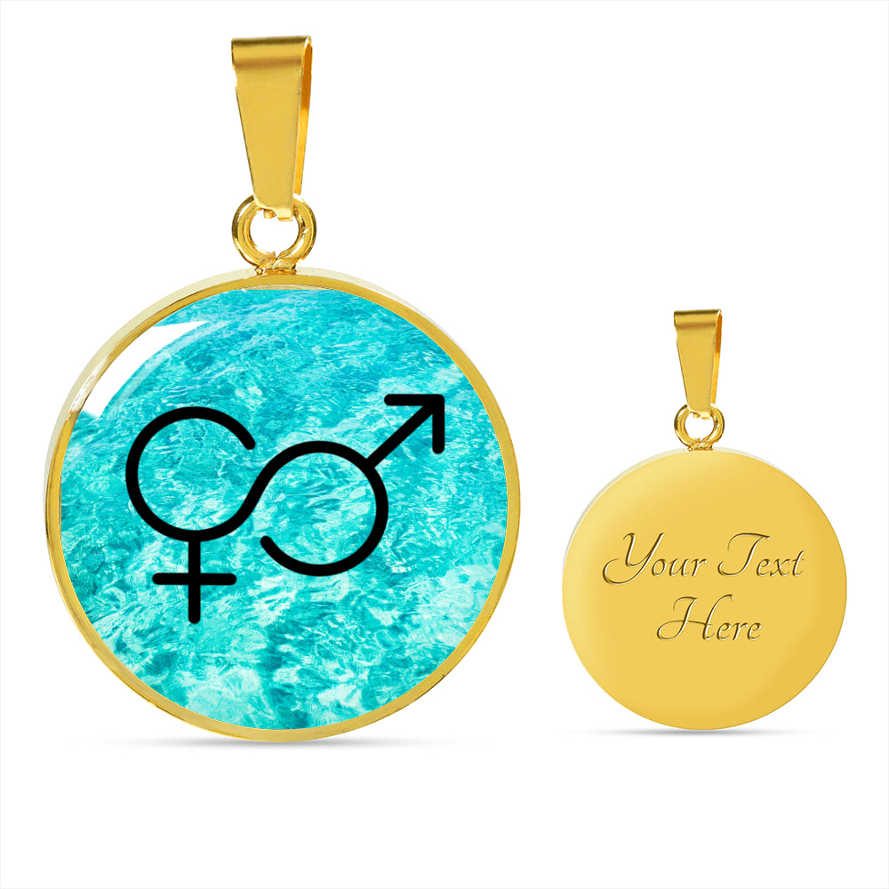 Genderfluid Emblem Necklace
