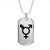 Transgender Emblem Dog Tag Necklace