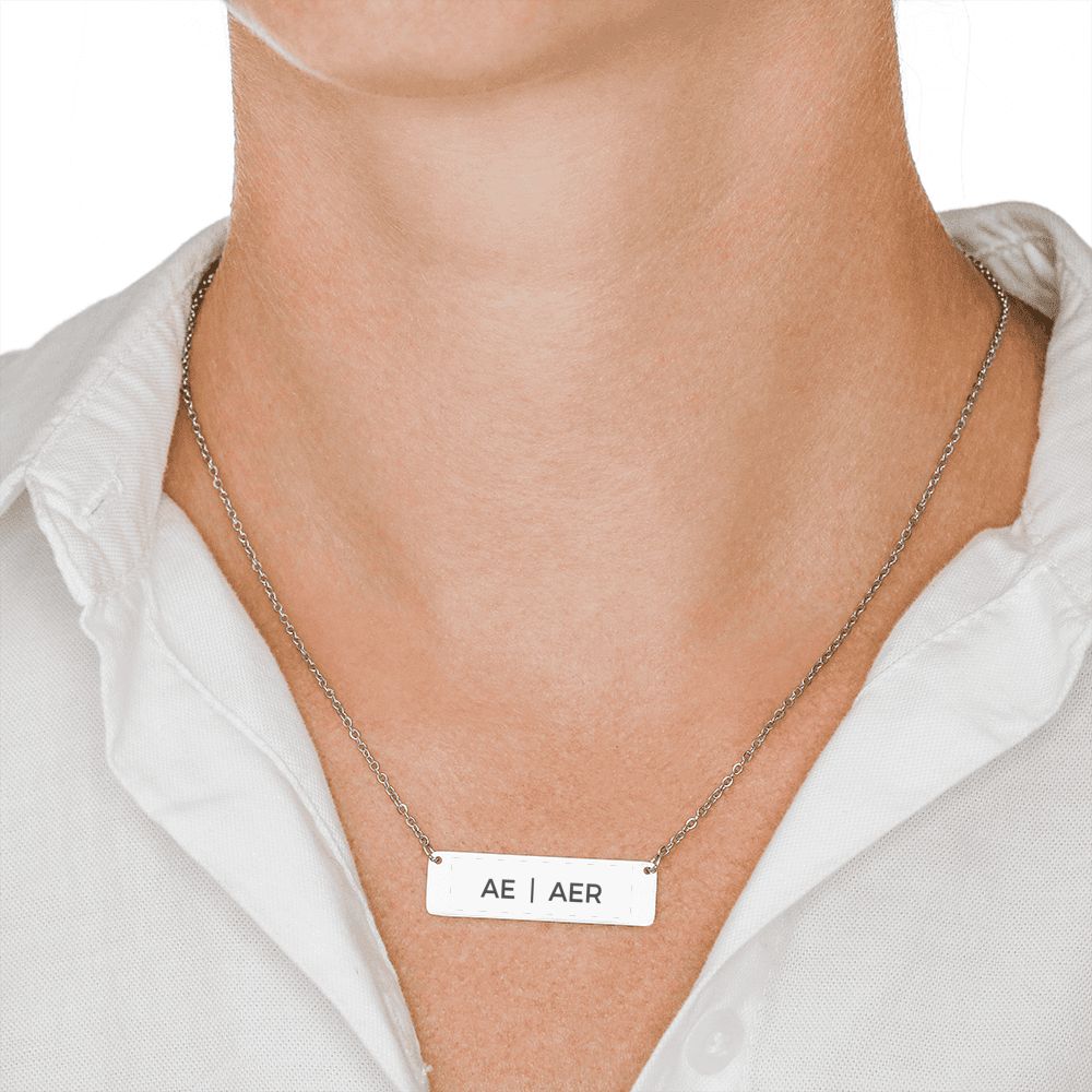 Pride Pronouns Necklace (Ae | Aer)