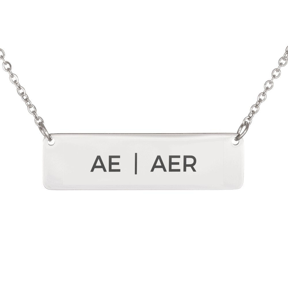 Pride Pronouns Necklace (Ae | Aer)