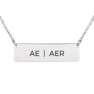 Pride Pronouns Necklace (Ae | Aer)