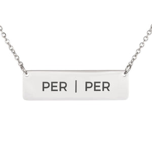 Pride Pronouns Necklace (Per | Per)
