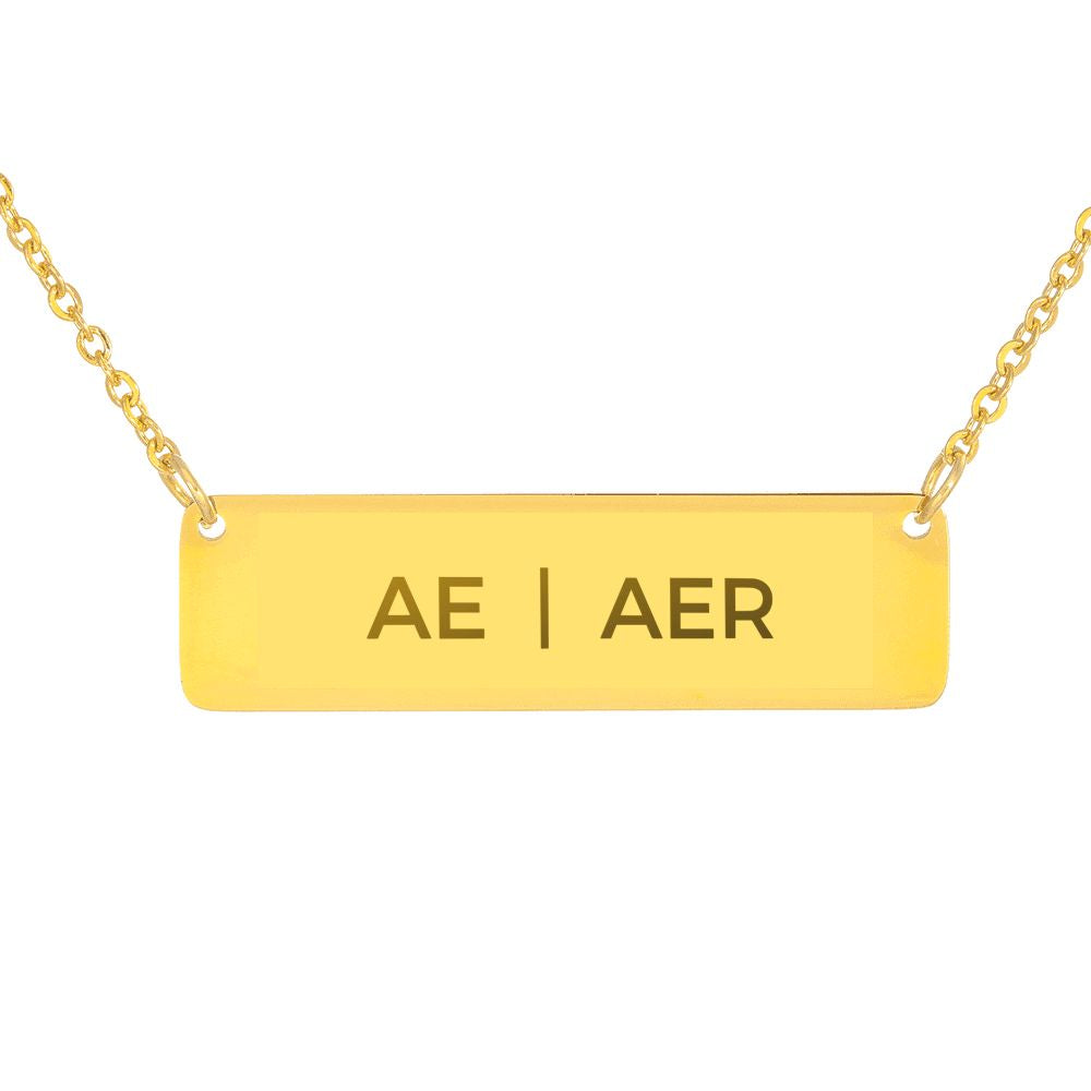 Pride Pronouns Necklace (Ae | Aer)