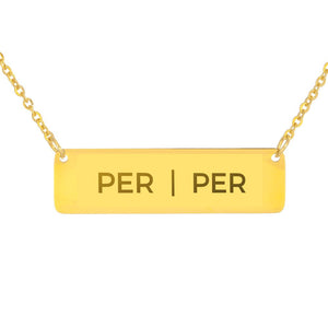 Pride Pronouns Necklace (Per | Per)