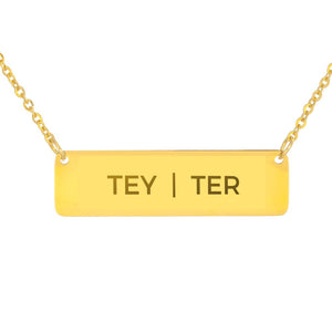 Pride Pronouns Necklace (Tey | Ter)