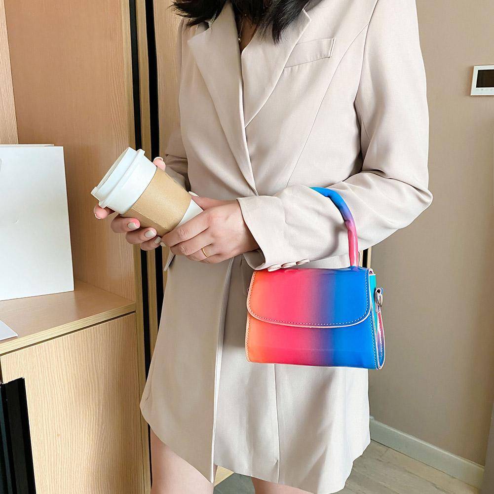 Rainbow Gradient Mini Sling Bag