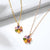 Rainbow Petals Necklace