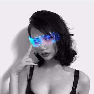 Cyberpunk LED Visor