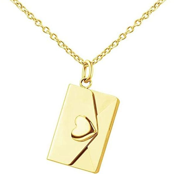 Envelope with A Secret Message Necklace