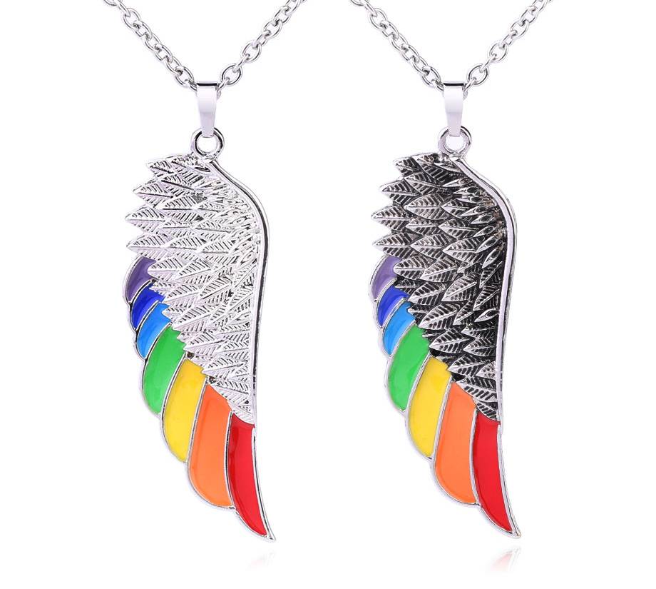 Rainbow Wing Necklace