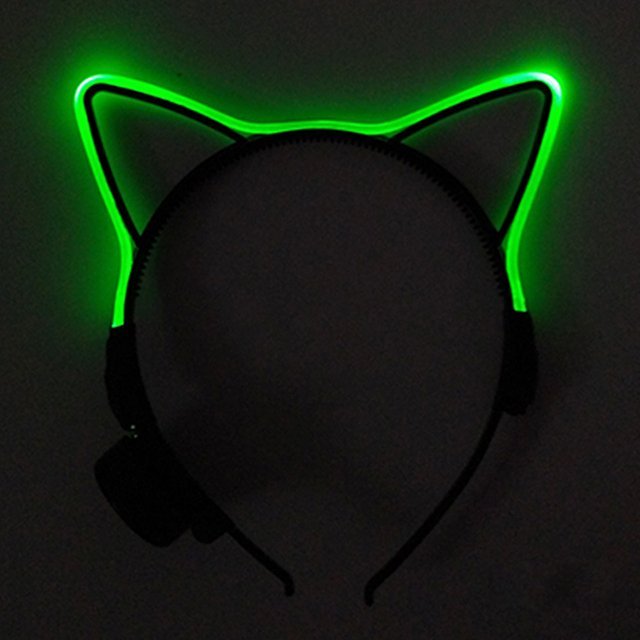 Silhouette Cat Ears LED Headband