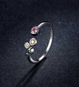 Lovely Rainbow Adjustable Ring