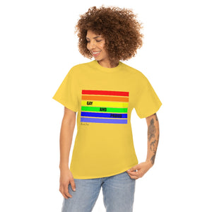 Gay and Proud Unisex Heavy Cotton Tee