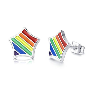 Pride Stars Stud Earrings