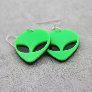 UFO Alien Abduction Earrings