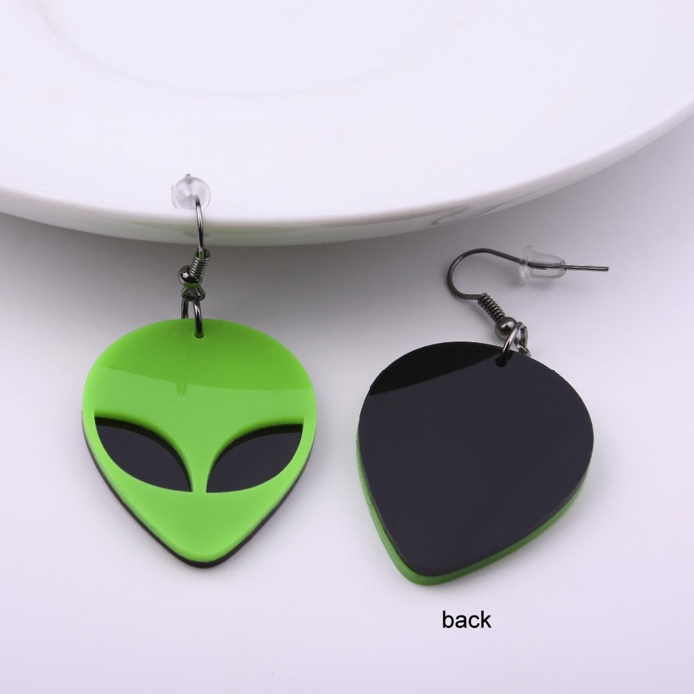 UFO Alien Abduction Earrings