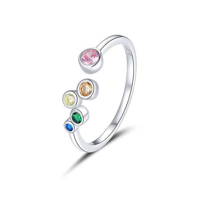 Lovely Rainbow Adjustable Ring