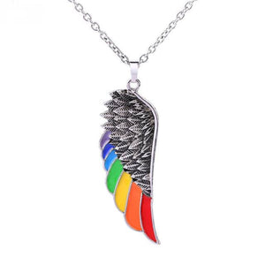 Rainbow Wing Necklace