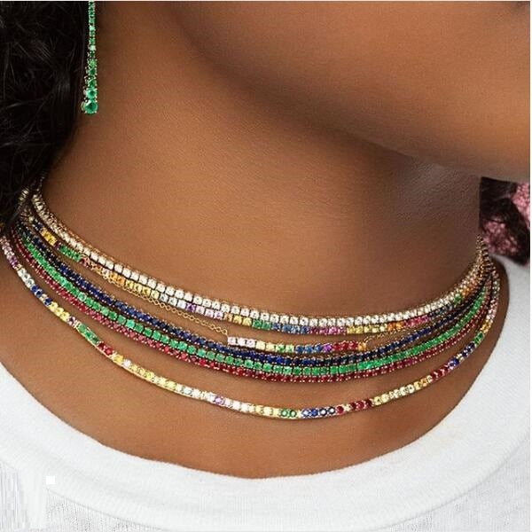 Minimalist Multicolor Choker