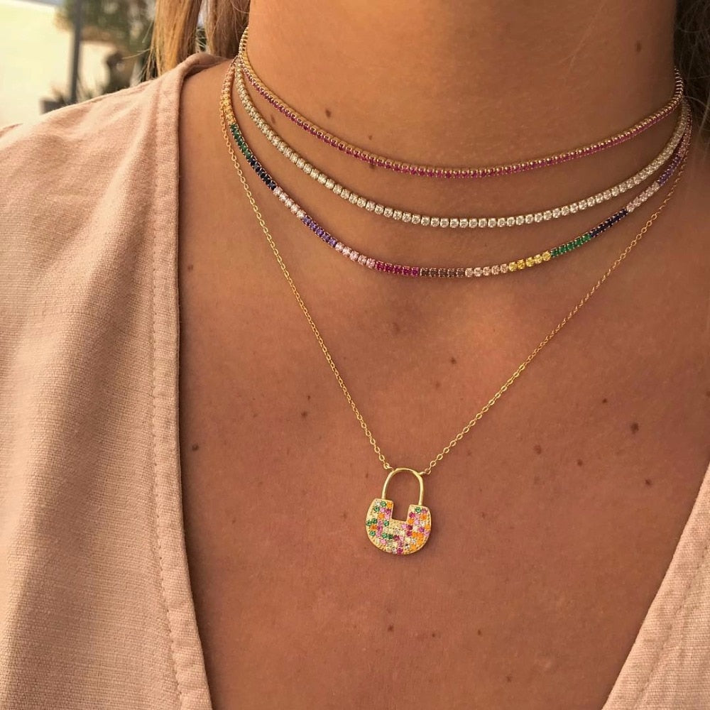 Minimalist Multicolor Choker