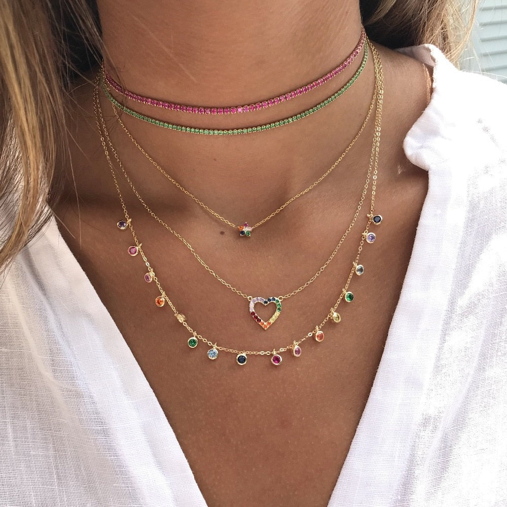 Minimalist Multicolor Choker