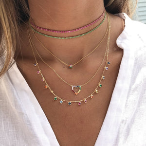 Minimalist Multicolor Choker