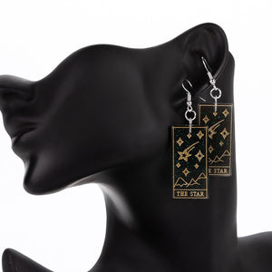 The Star Divine Tarot Earrings