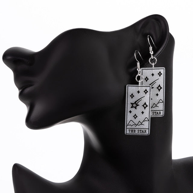 The Star Divine Tarot Earrings