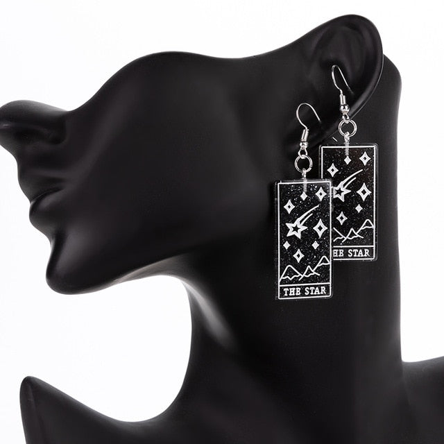 The Star Divine Tarot Earrings