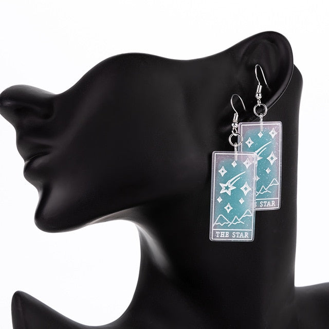 The Star Divine Tarot Earrings