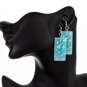 The Star Divine Tarot Earrings