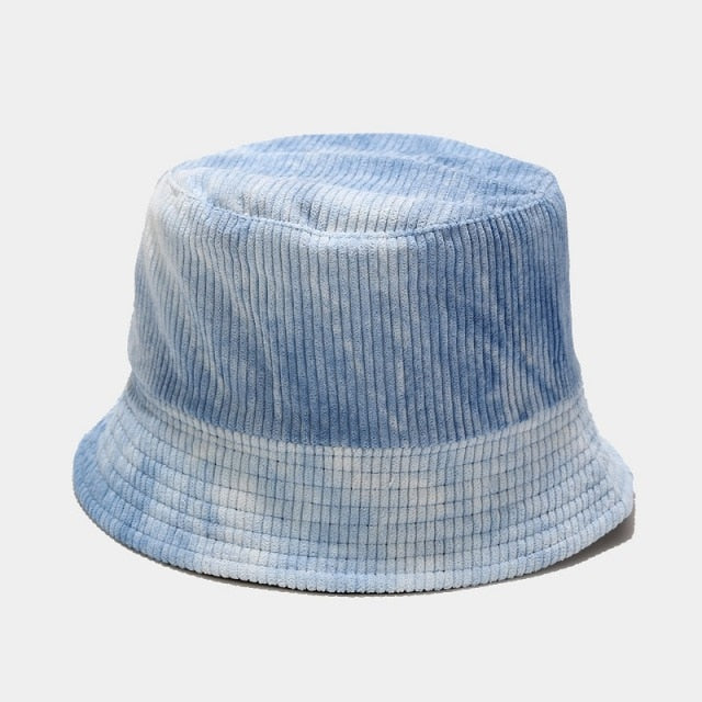 Tie-Dye Corduroy Bucket Hat - The Rainbow Locker