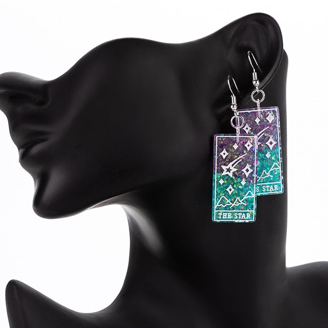 The Star Divine Tarot Earrings