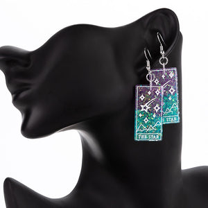 The Star Divine Tarot Earrings