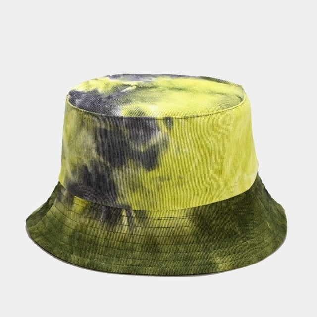 Tie-Dye Corduroy Bucket Hat