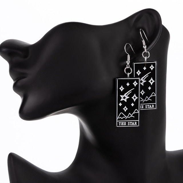 The Star Divine Tarot Earrings