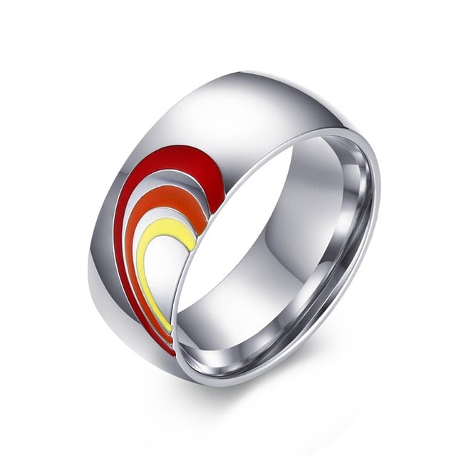 Pride Sweethearts Couple Rings