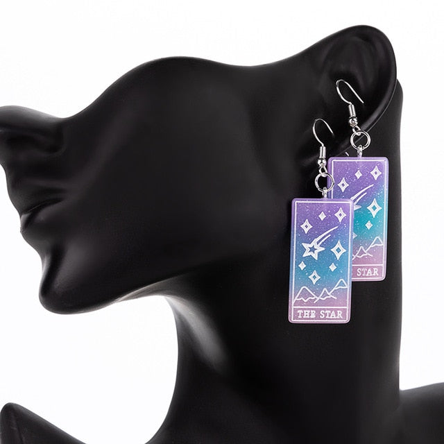 The Star Divine Tarot Earrings