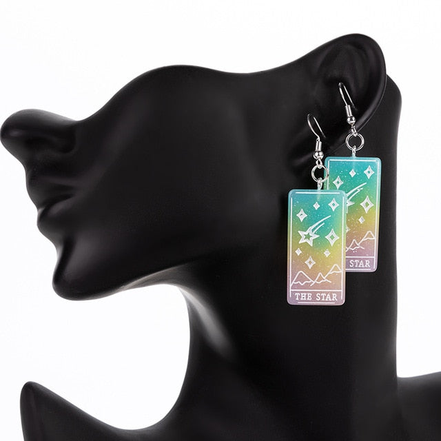 The Star Divine Tarot Earrings